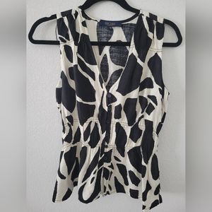 Cow print top